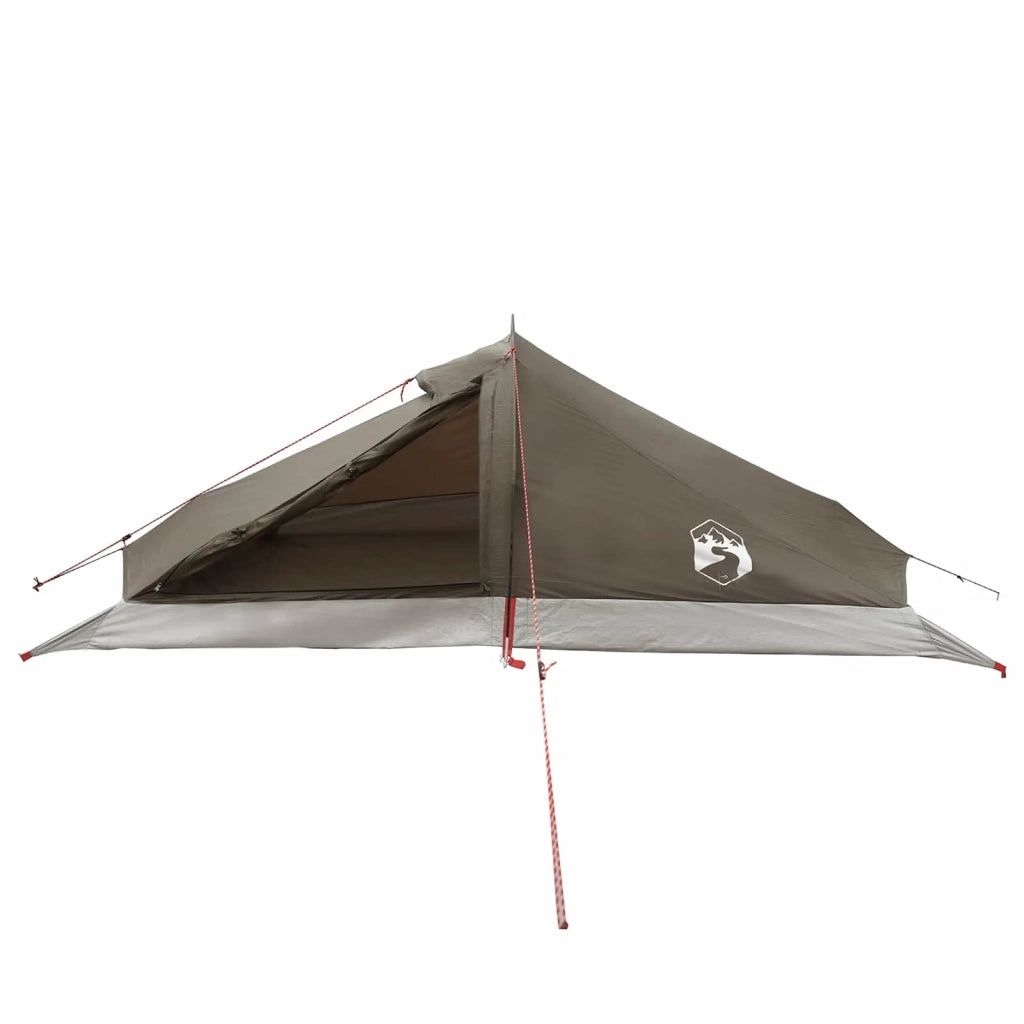 Tenda da backpacking Marrone e Grigio 2 persone