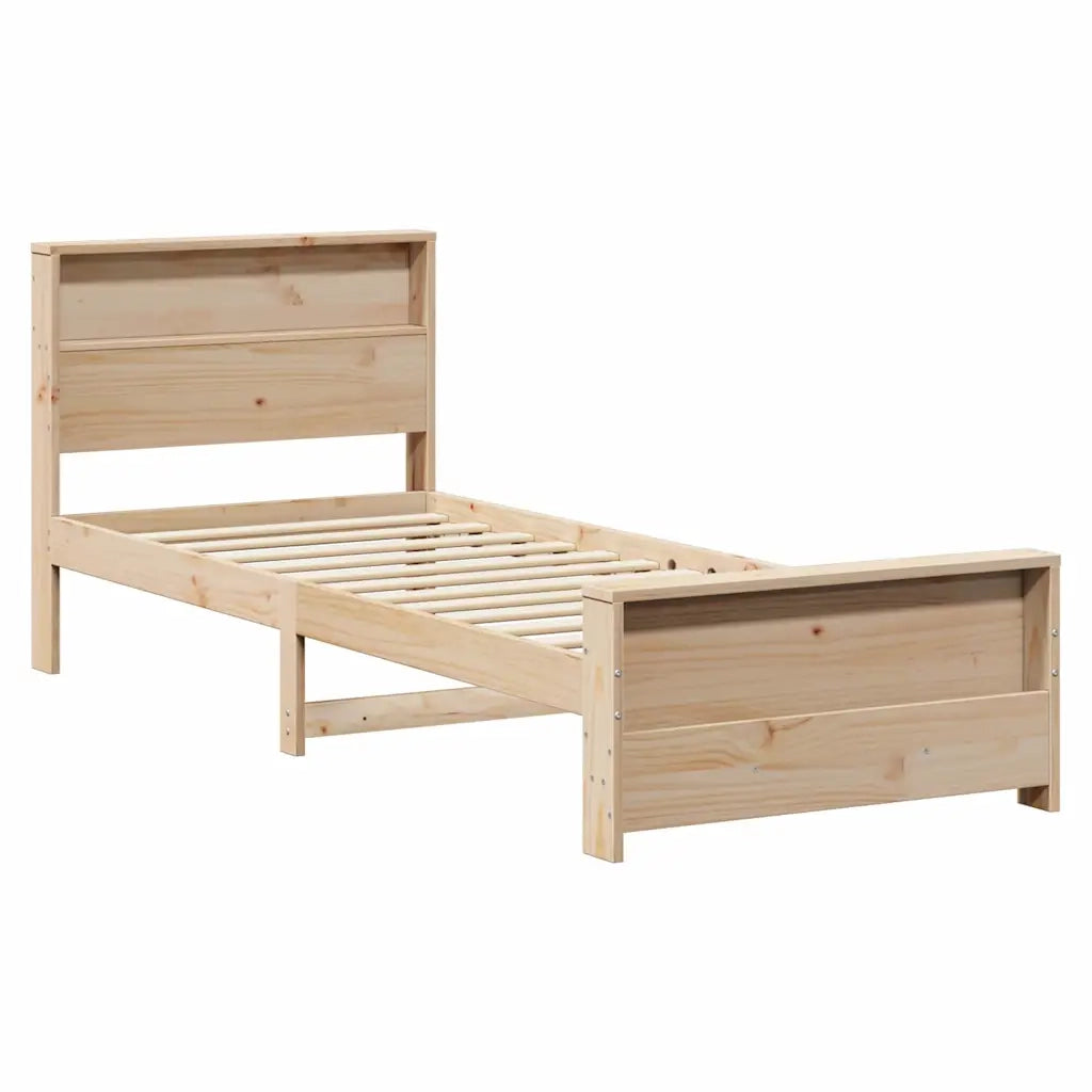 Struttura del letto Marrone 90 x 190 cm Legno multistrato
