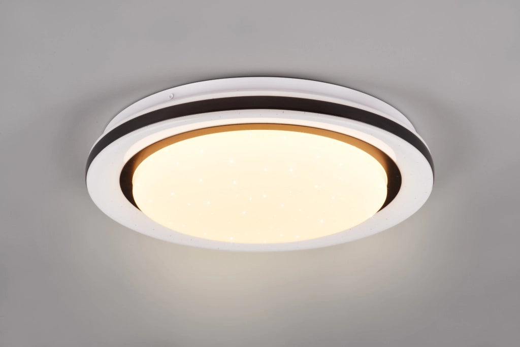 Plafoniera LED RL Cartida 38 cm 17W effetto stellare