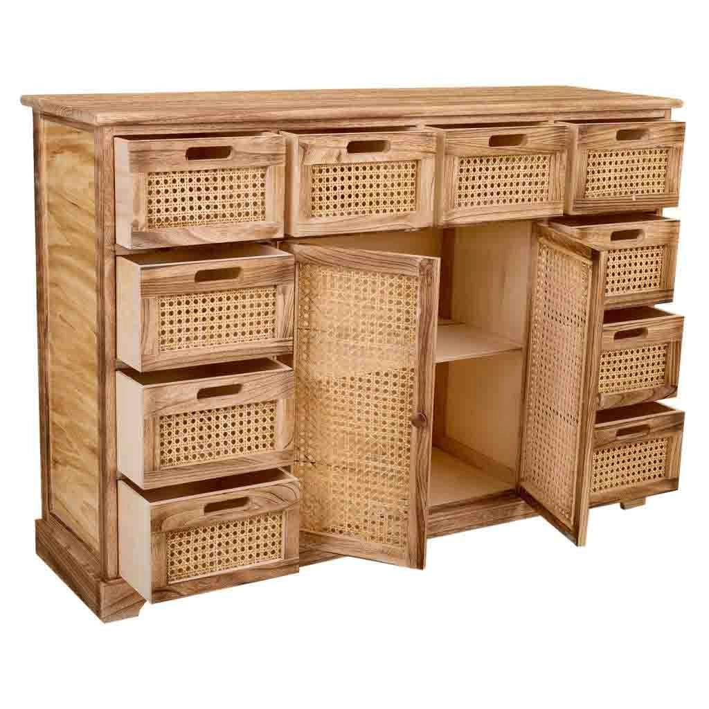 Credenza in legno marrone 113x33x78,5