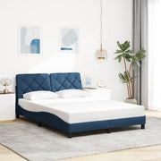 Giroletto senza Materasso Blu 120x200 cm in Tessuto
