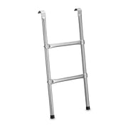 Scaletta per trampolino universale con 2 barre pratica giardino 76 cm in acciaio nero 13_0012909