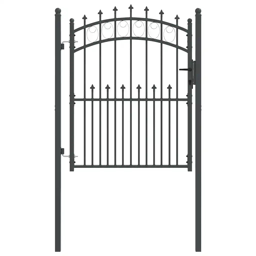 Cancello della recinzione con punte EMMEN 150 x 100 cm 42009004