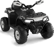 Quad Elettrico per Bambini 12V ATV con Musica; Clacson e Fari LED; 95x55x56 cm; per 3-8 Anni - Bianco