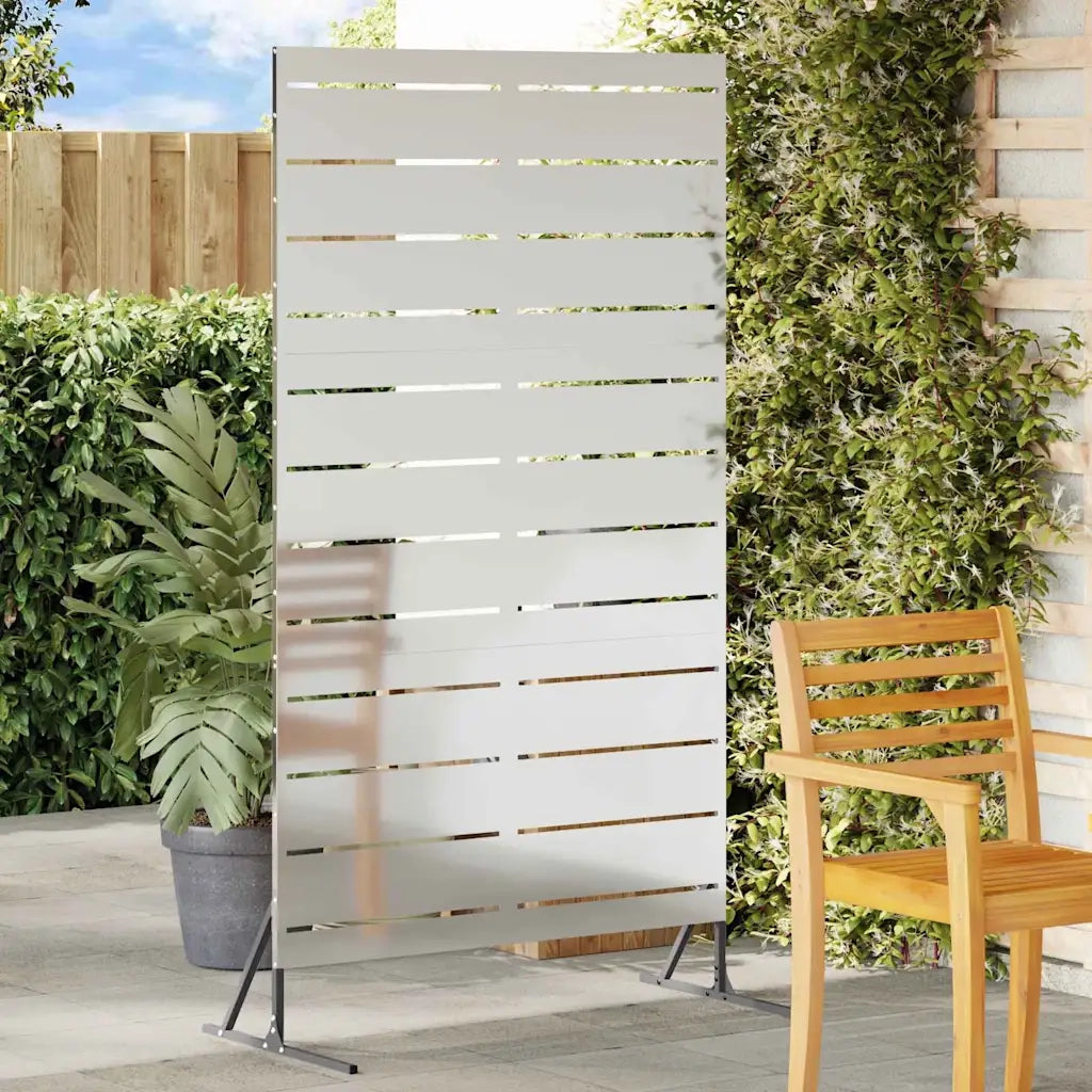 Schermo per Privacy Grigio 100 x 50 x 180 cm Acciaio