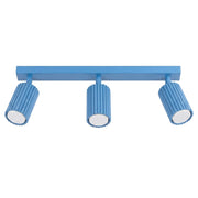 Plafoniera KARBON 3L azzurro