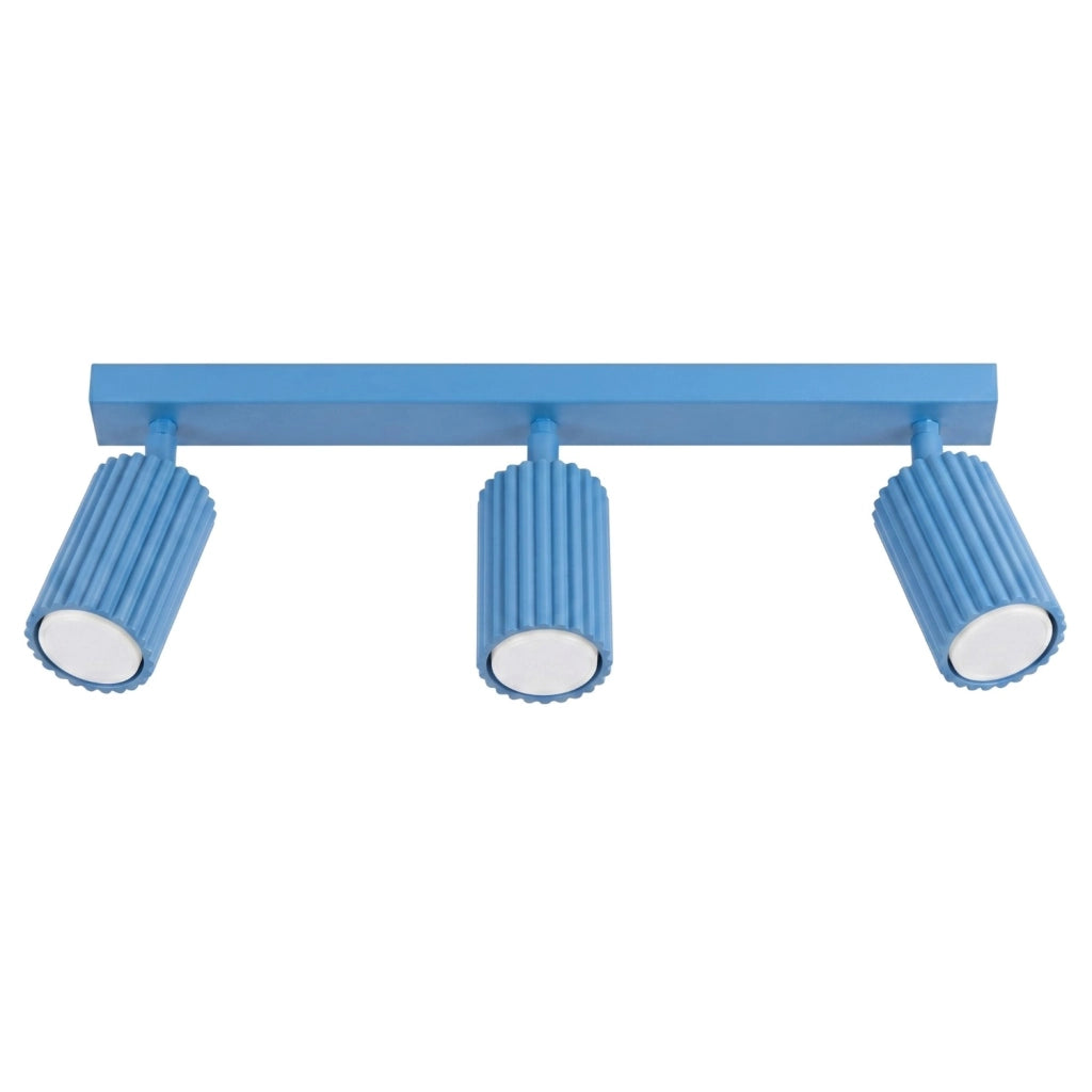 Plafoniera KARBON 3L azzurro