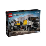 Autocarro volvo fmx ed escavatore elettrico ec230 lego 42175 technic