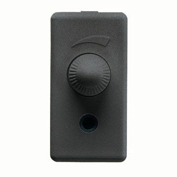 REGOLATORE ELETTRONICO ROTATIVO LUMINOSO 'SYSTEM' 230V 50/60 Hz - Nero - GEWISS