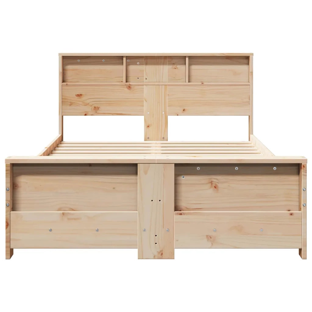 Struttura del letto Marrone 140 x 190 cm Legno multistrato