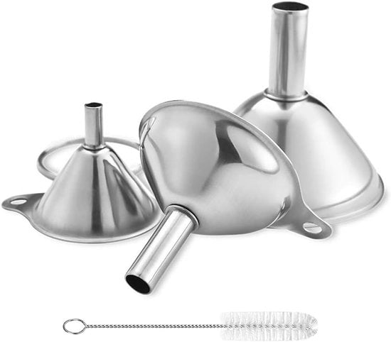 Set di Trappole in Acciaio Inox - 3 pezzi per Liquidi e Polveri