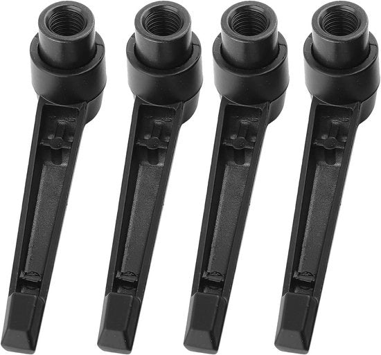 Set di Viti di Regolazione - Manopola di Fissaggio per Macchine di Lavorazione del Metallo - Set da 4 - Filo in Acciaio Inox M8 - Verde - Filo Interno M8 (63 mm) - Facile da Utilizzare