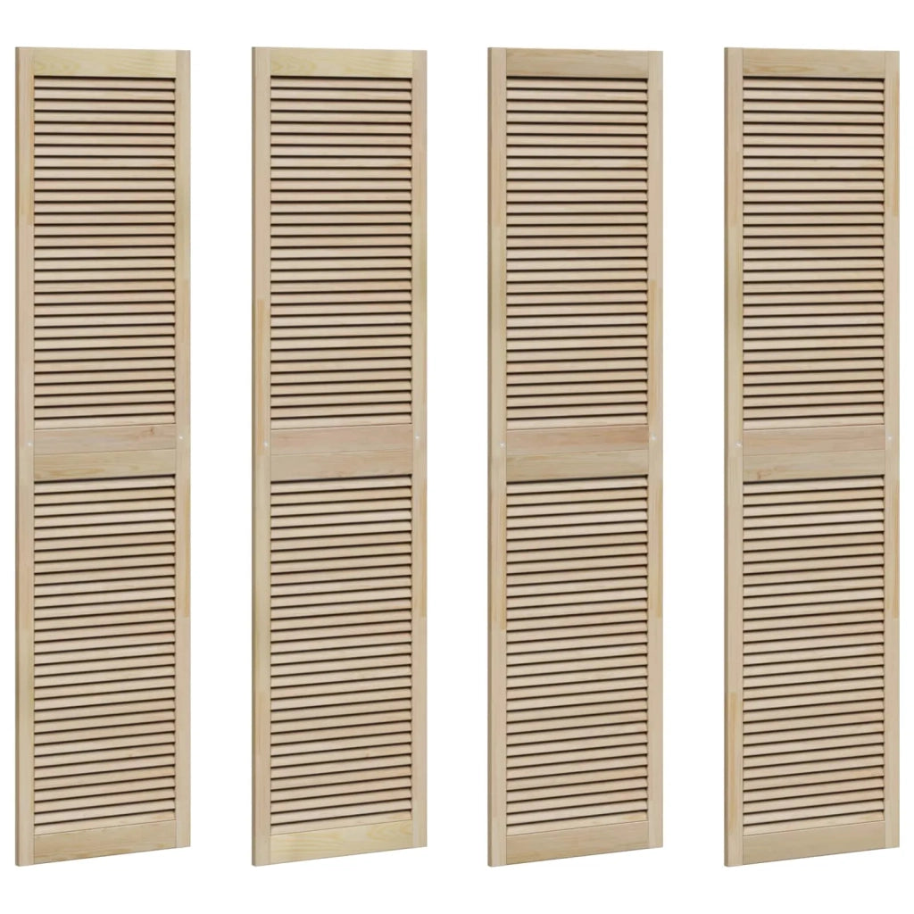 Porta per Armadio con porta 4 pcs Naturale 201 x 2,1 x 49,5 cm