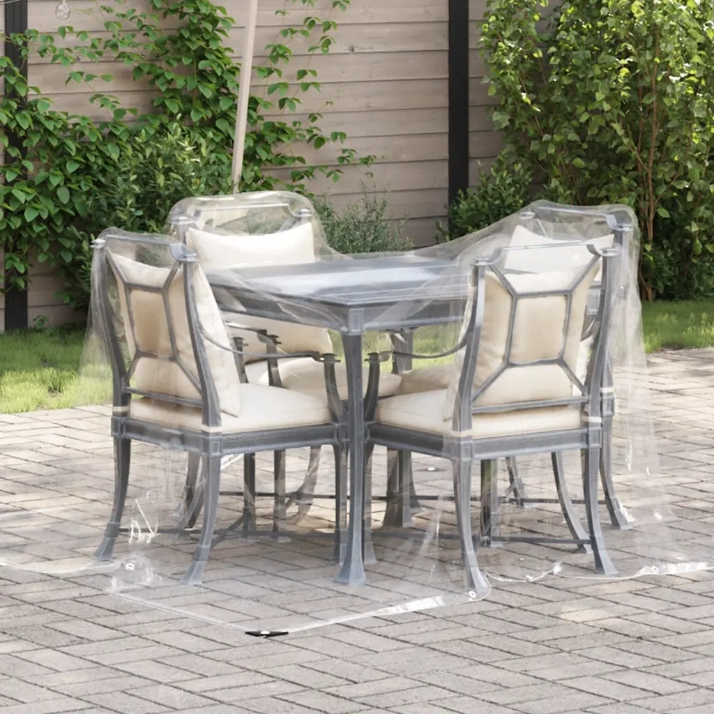 Telone trasparente con occhielli 2x2 m PVC