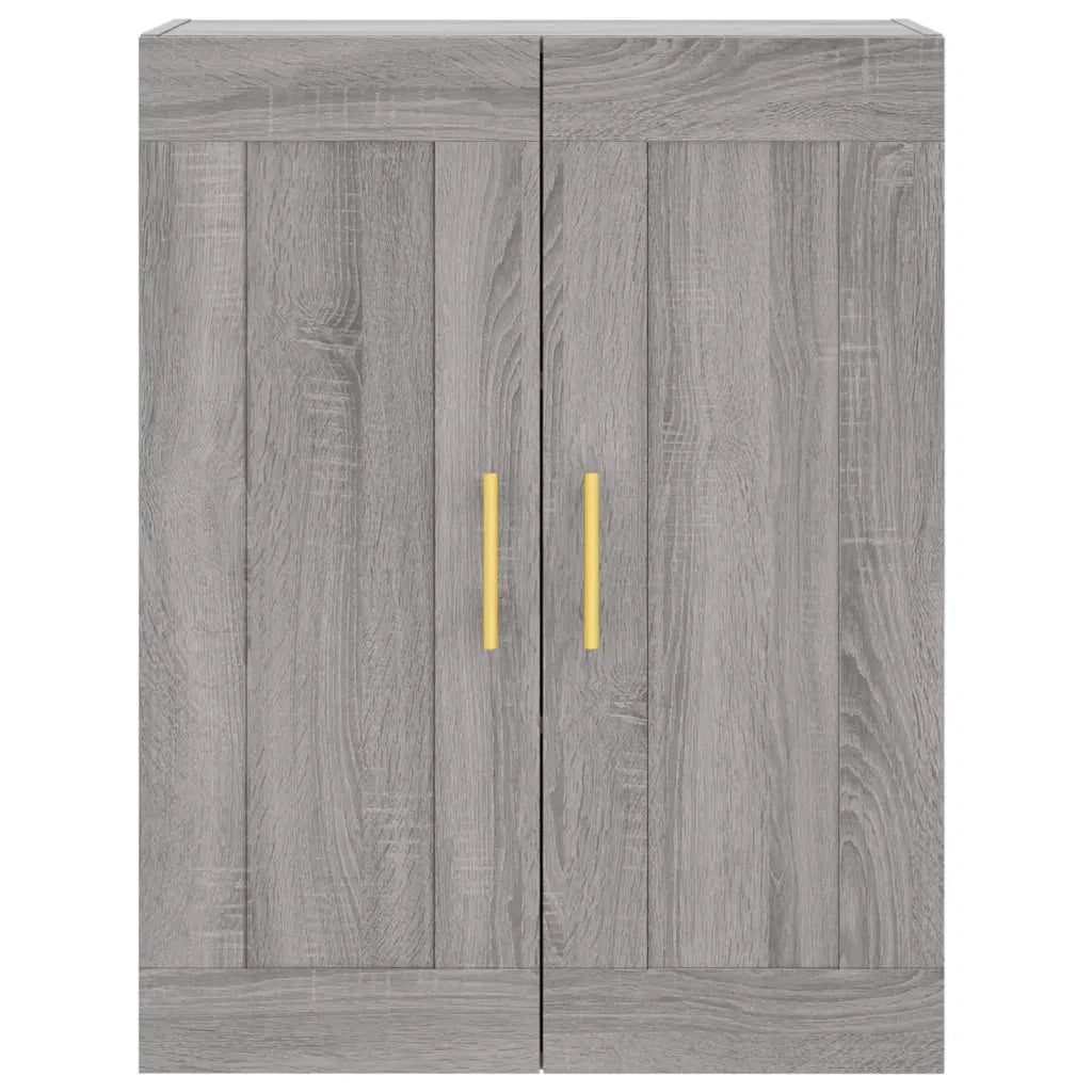 Credenza | Madia | Buffet da pranzo | Armadio da pranzo Grigio Sonoma 69,5x34x180 cm in Legno Multistrato