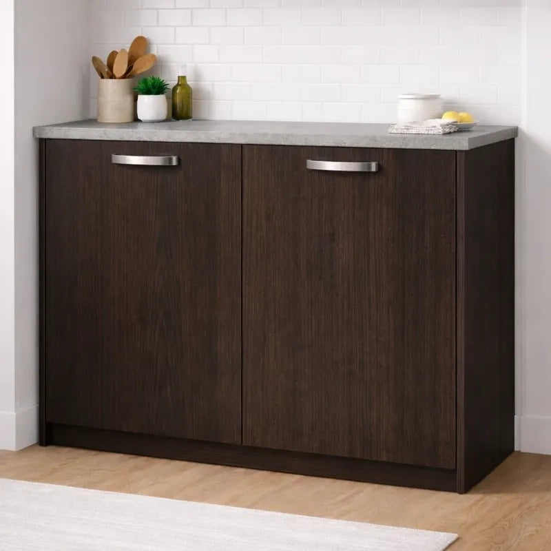 Anta per mobili in Legno nobilitato Compresa di Maniglia 72x40 Wenge