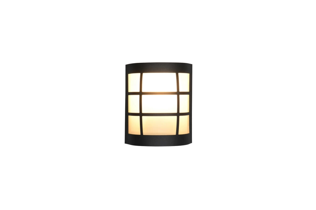 Applique da esterno nera semicircolare 1xE27 IP44 SINTRA RL