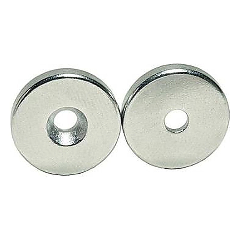 Calamita al neodimio cromata senza foro per mobili e bricolage *** formato 15x3 mm, confezione 1