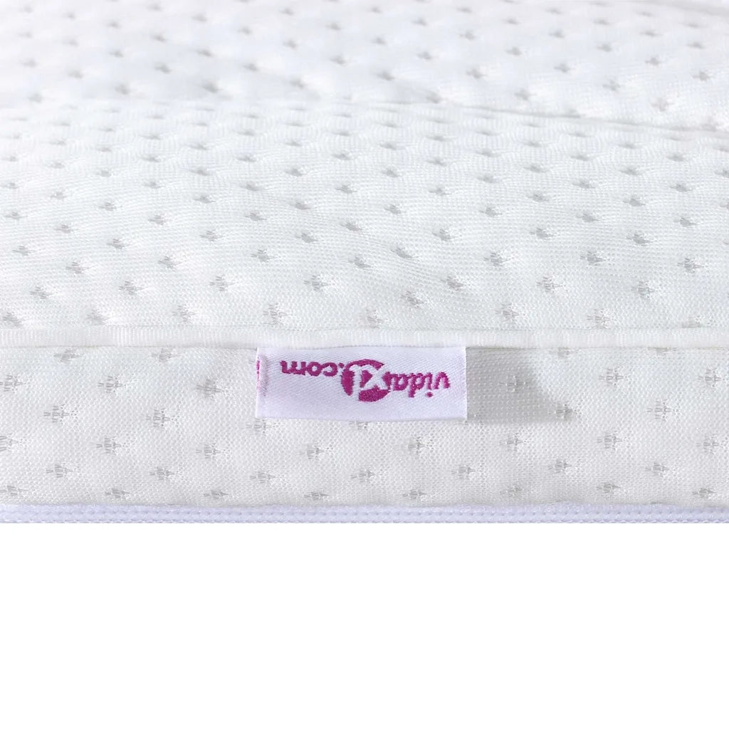 Topper per materasso Bianco 200 x 200 cm Tessuto a maglia 4106411
