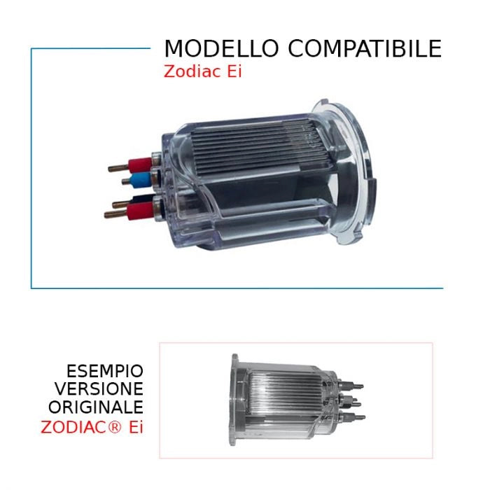 17c - Cella Elettrolitica Originale Per Sterilizzatore A Sale Zodiac Ei 25