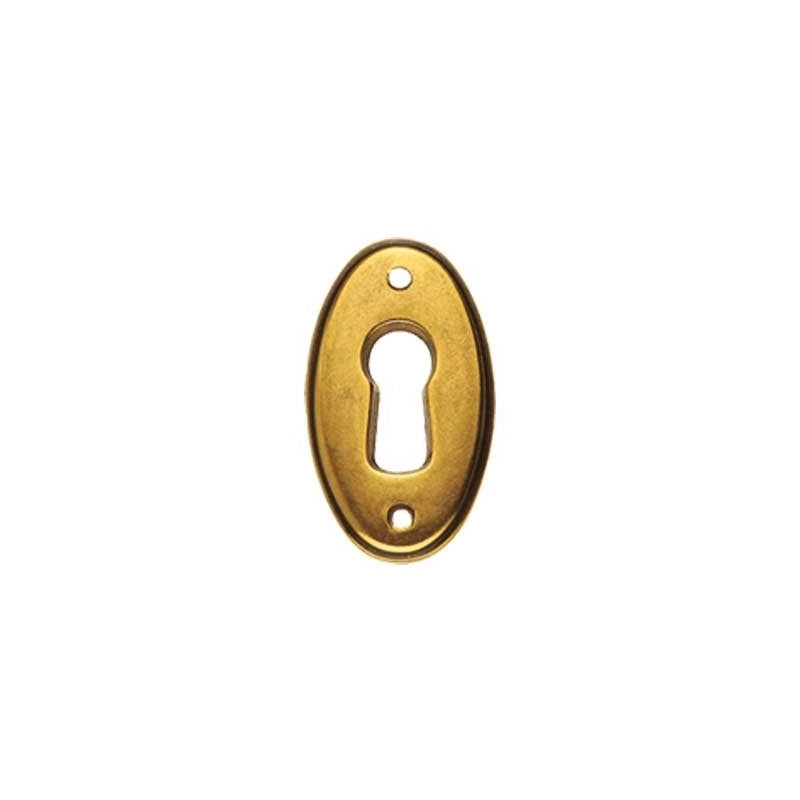 BOCCHETTA PER MOBILI '30625' 22x37 mm - Poli vernì (oro lucido) - METAL GROUP