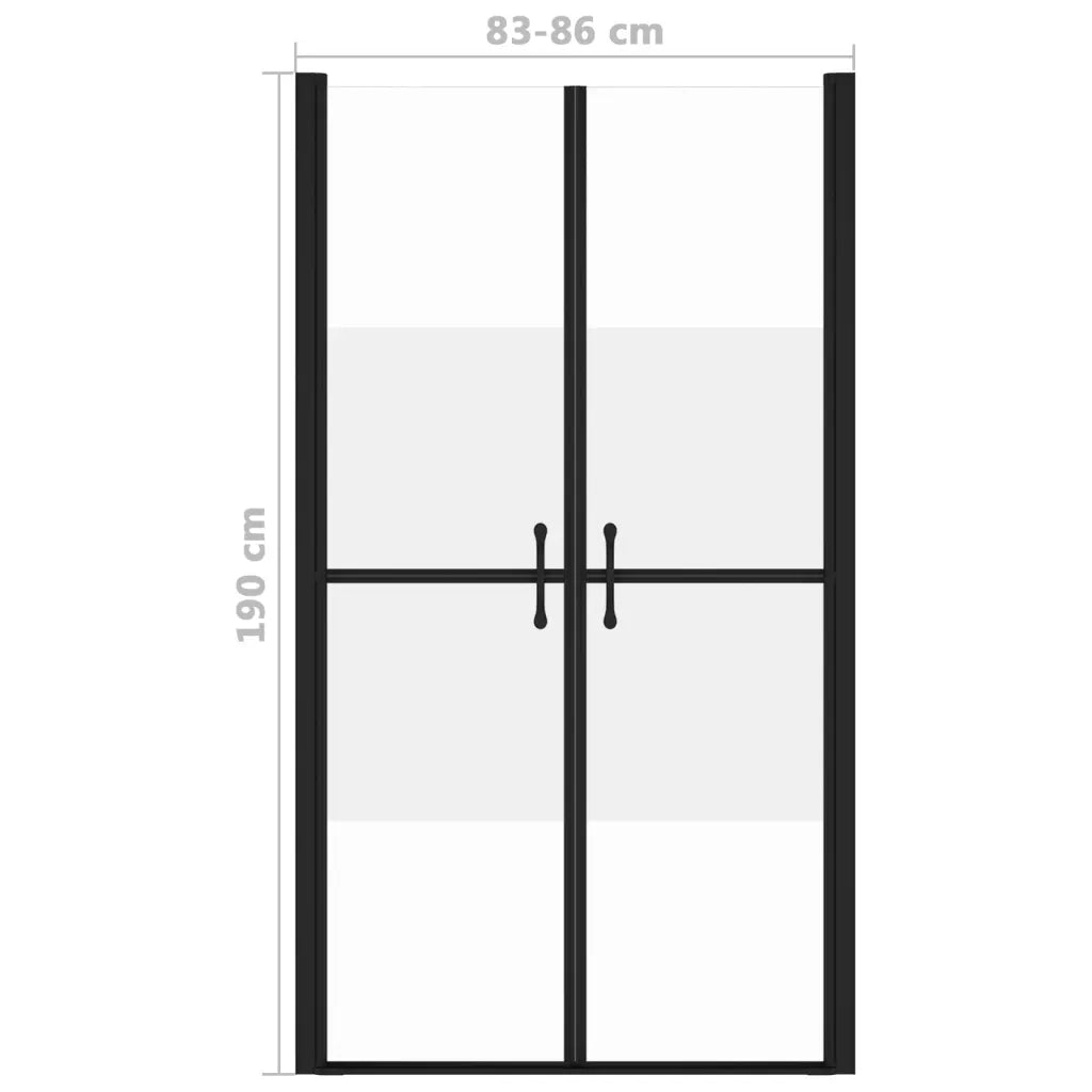 Porta per Doccia in ESG Semi Satinato (83-86)x190 cm 150834