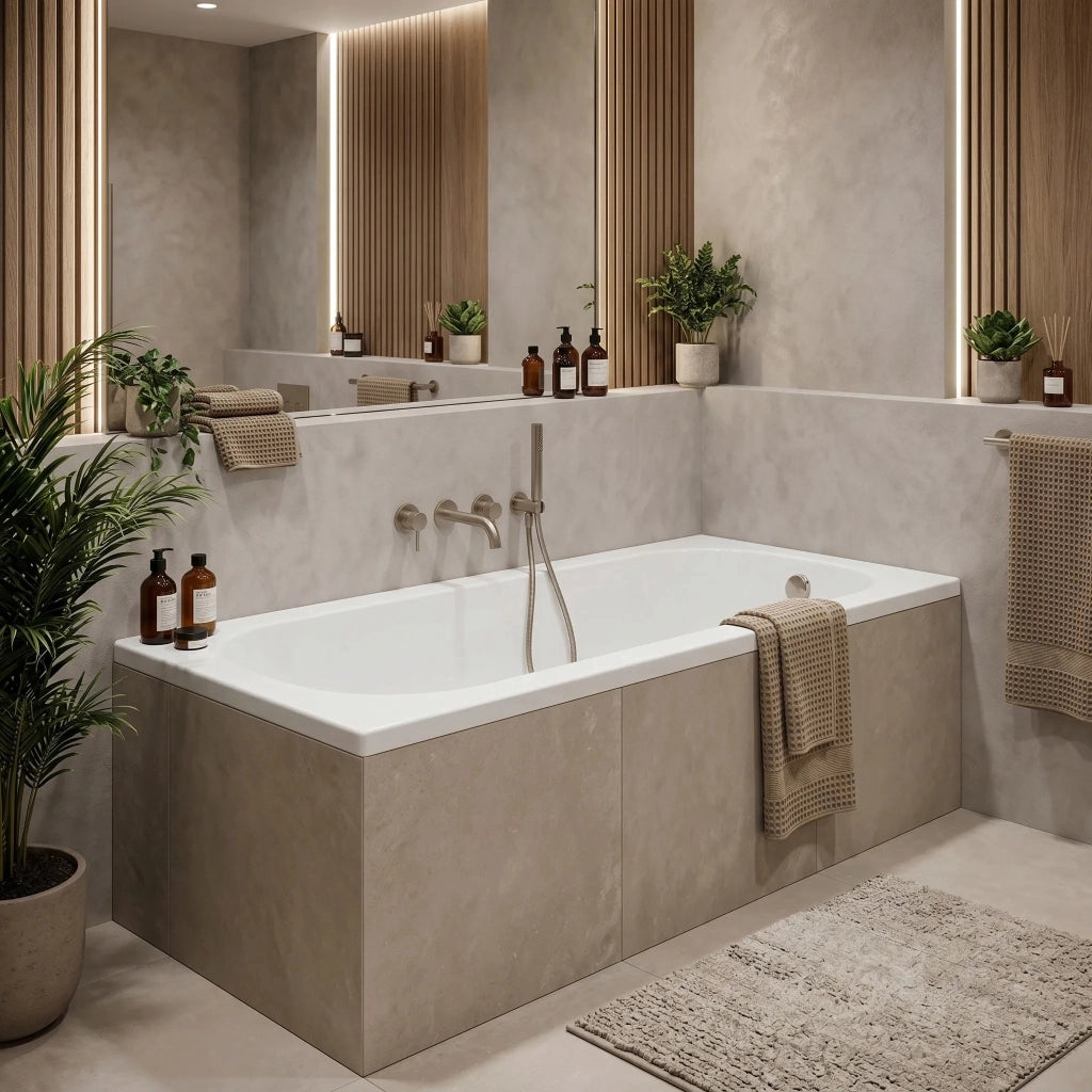Vasca Da Bagno Acrilica Da Incasso Rea Gloria 150