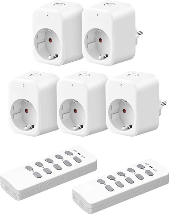 Contattini a distanza con telecomando - 30 m di portata - 10 A 2300 W