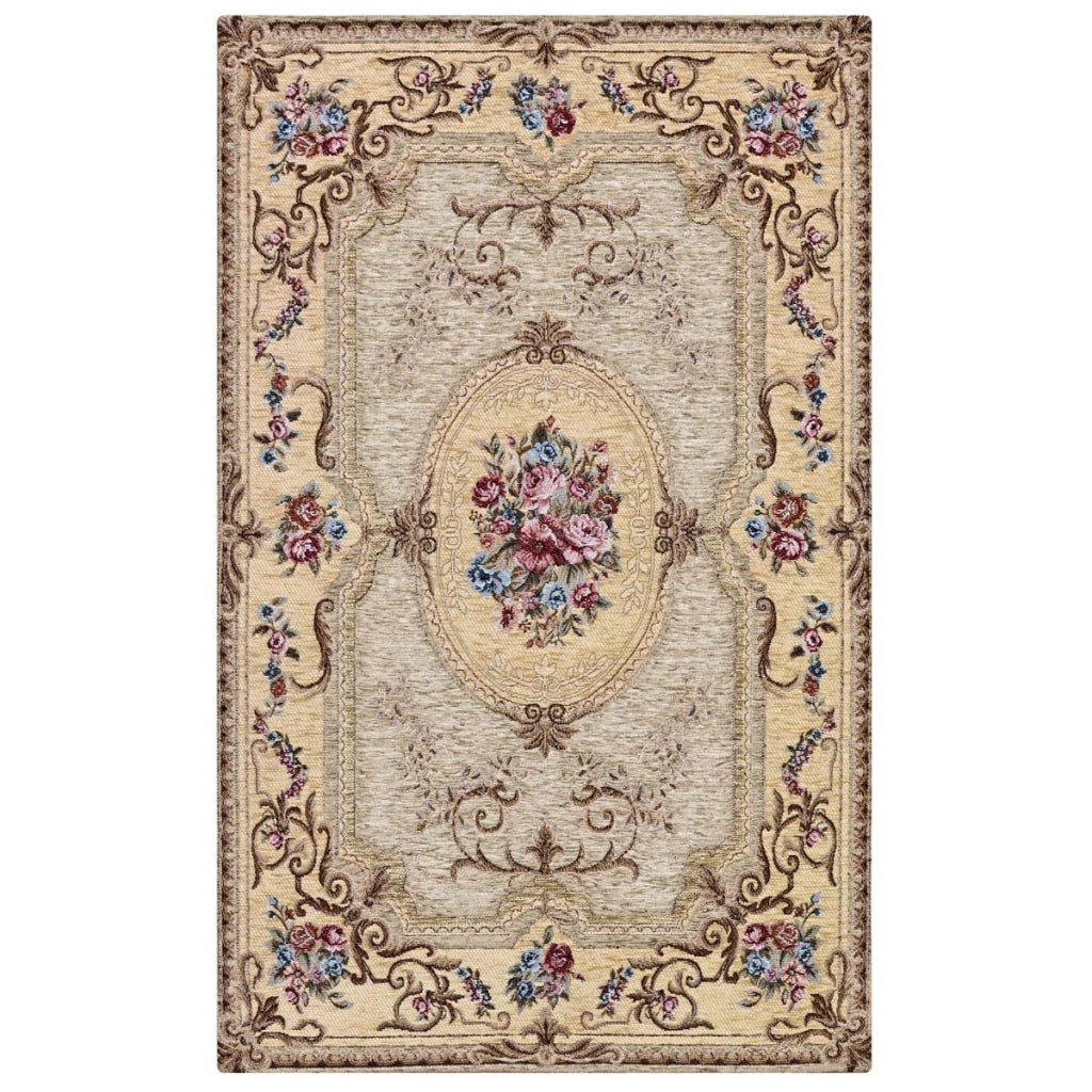 Tappeto AUBUSSON TORTORA cm.175x240 in ciniglia multiuso lavabile antiscivolo