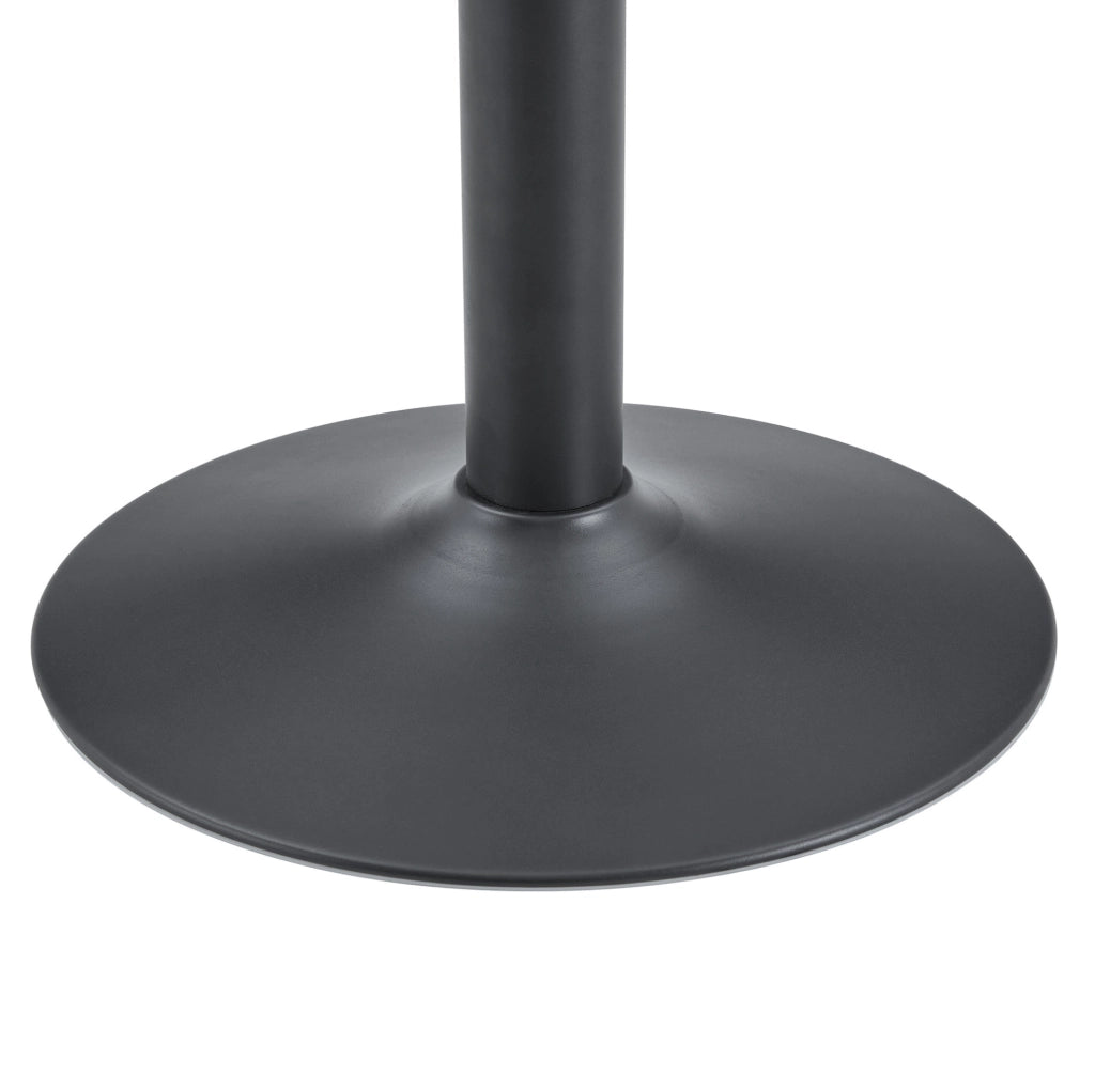Tavolino da salotto rotondo Ø 70 cm in vetro e metallo nero HOMVRA