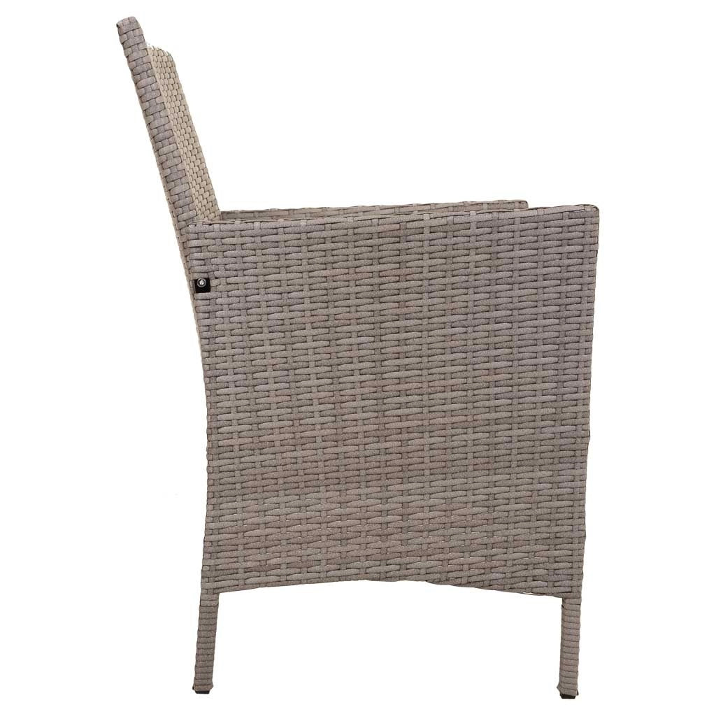 Set tavolo grigio e 2 poltrone