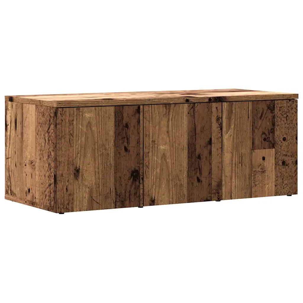 Mobile Porta TV Legno Vecchio 80x34x30 cm in Legno Multistrato 856012