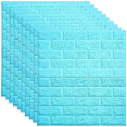 Pannelli 3D per parete - Autoadesivi - Finestra in pietra - Resistenti allo shock - Imprimiti all'acqua - Set da 10 - Adatto per camere da letto e soggiorni - Decorazione per pareti