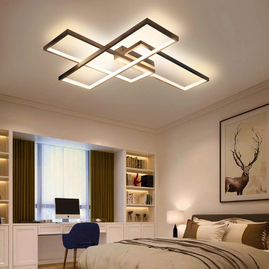 ZMH Lampada da soffitto LED geometrica moderna multifunzionale anche parete