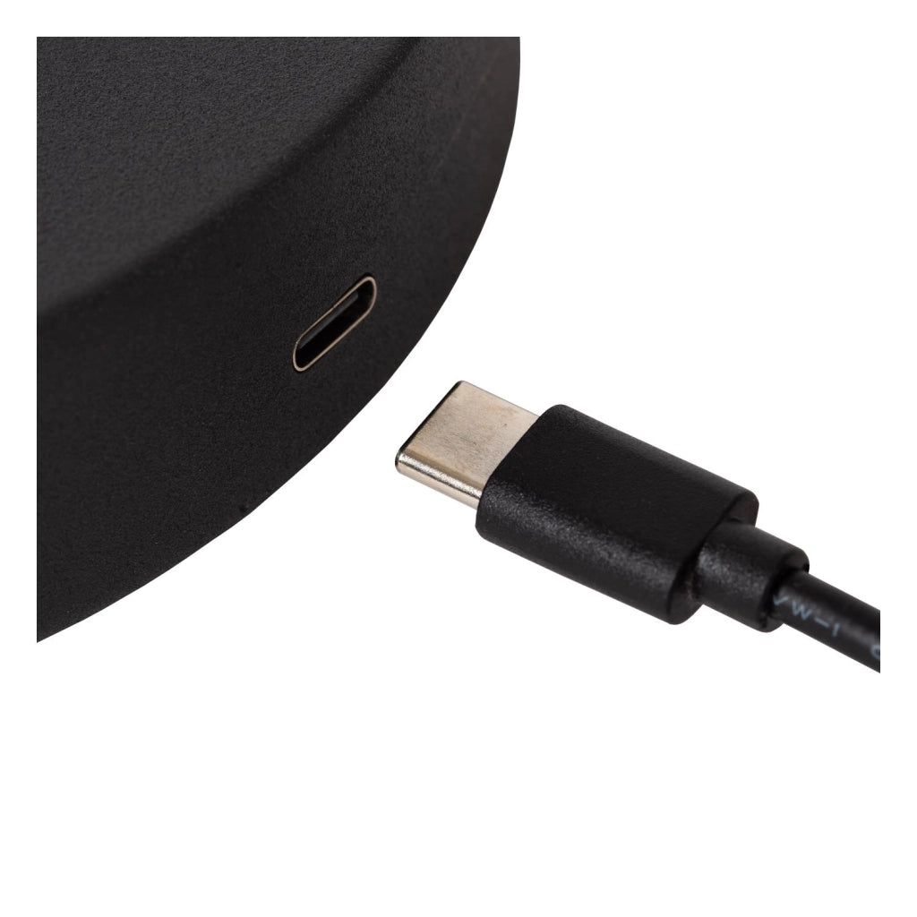 Lampada da terra LED touch nera Lucide TIPIK