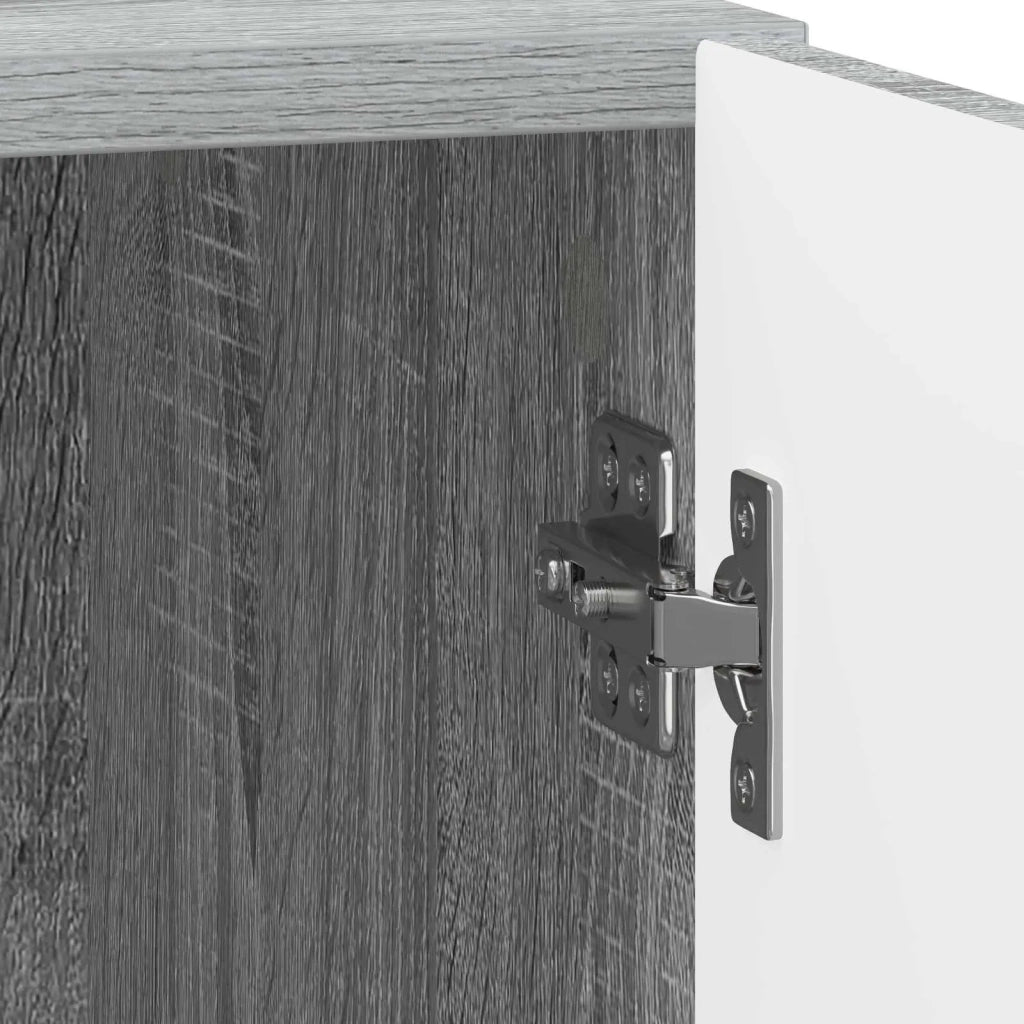 Armadio da Notte Grigio Sonoma 43 x 34,5 x 50 cm 893887