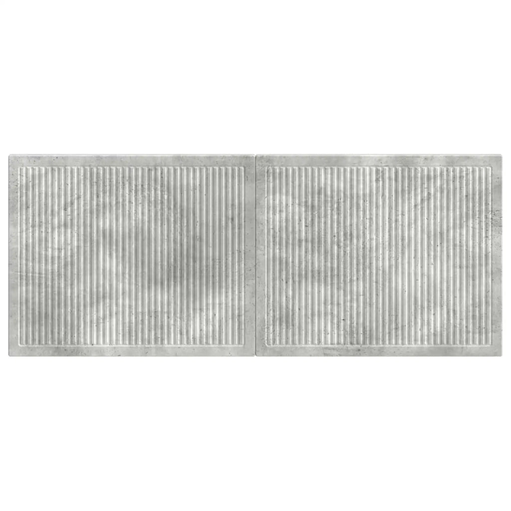 Testiera da Muro EDE Grigio Cemento Legno ingegnerizzato 896088
