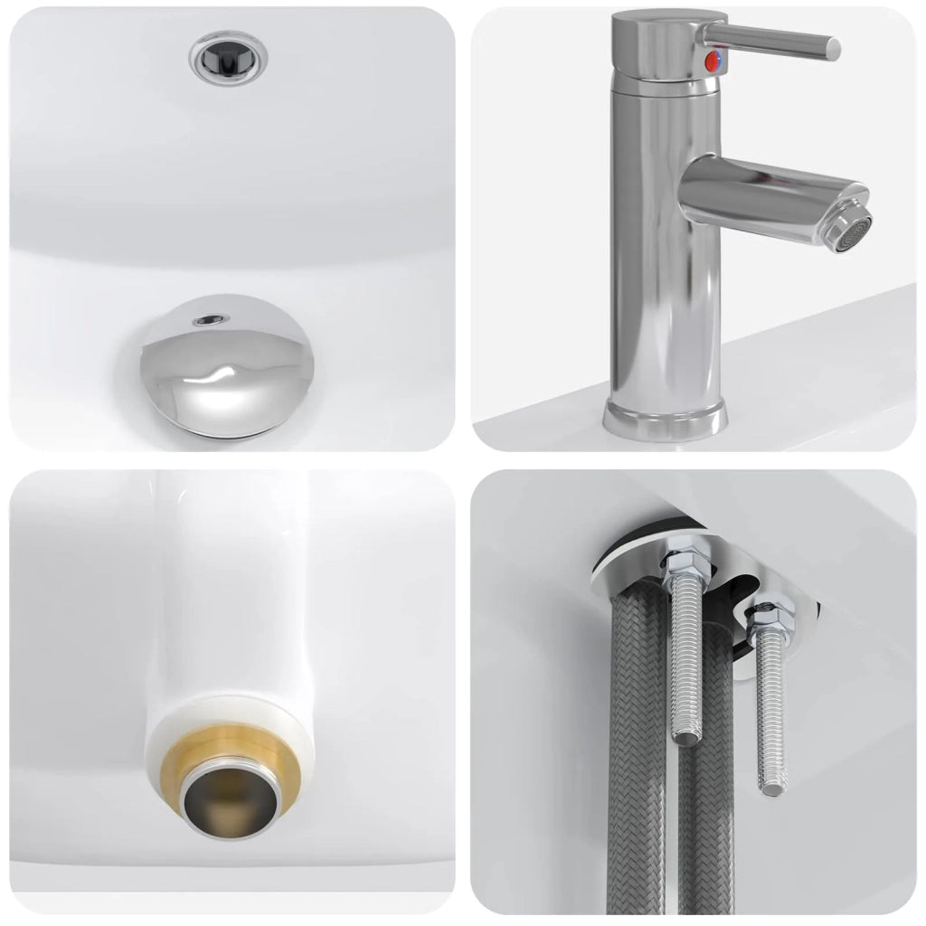 Set di mobili per il bagno Rovere Fumo 61 x 40 x 84,5 cm 3404278