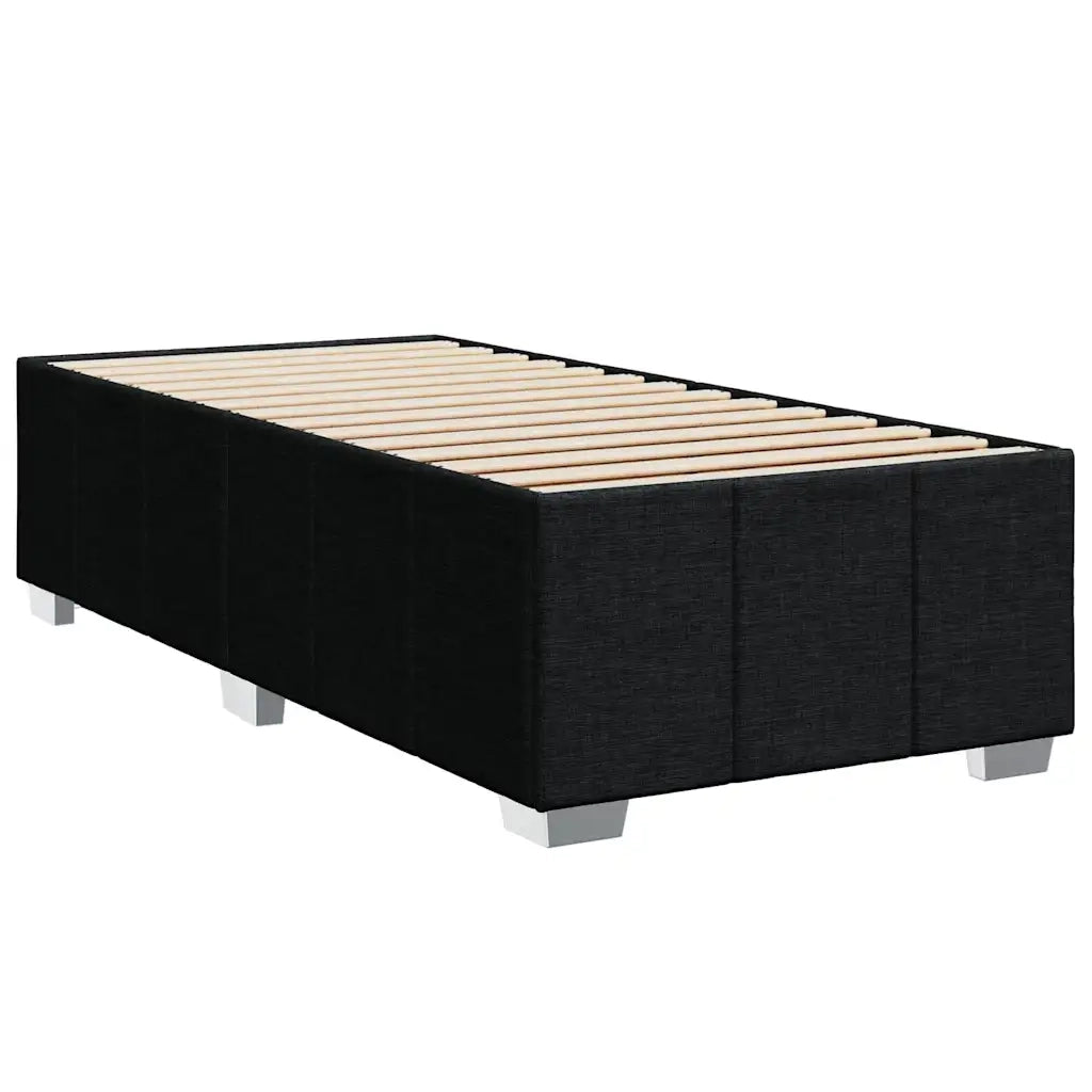 Giroletto senza Materasso Nero 100x200 cm in Tessuto 3284813
