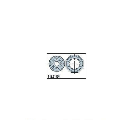ADATTATORE TONDO 102X3 RUOTA + CORONA PER ERA L Ø 58 MM NICE 516.21020 ORIGINALE