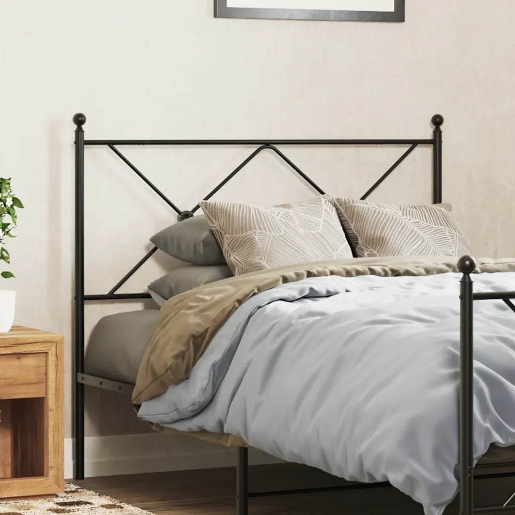 Testiera di Ricambio in Metallo Nero 107 cm 376532