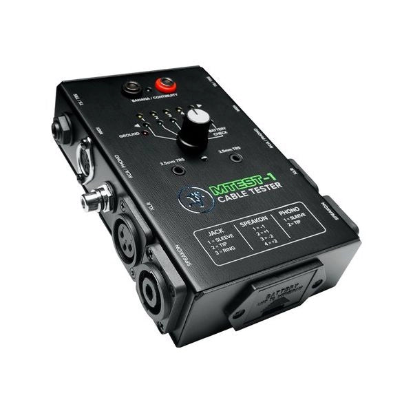 Tester mackie mtest 1 per cavi audio black