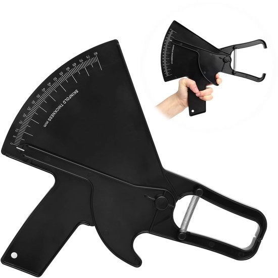 Misuratore di Peso Corporeo Preciso - Hidrometro - Piegatura della Pelle - Misuratore di Percentuale di Grassa - Diametro fino a 80 mm - Per Uso Domestico - Meccanismo a Fibra di Vetro Robusto
