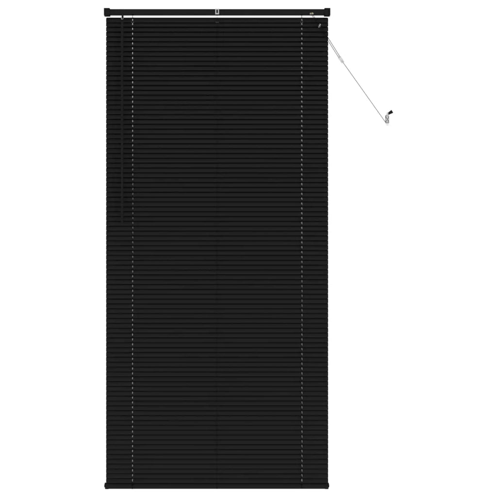 Tenda Veneziana | Tenda a lamelle Nero 213 x 70 cm 25 mm PVC