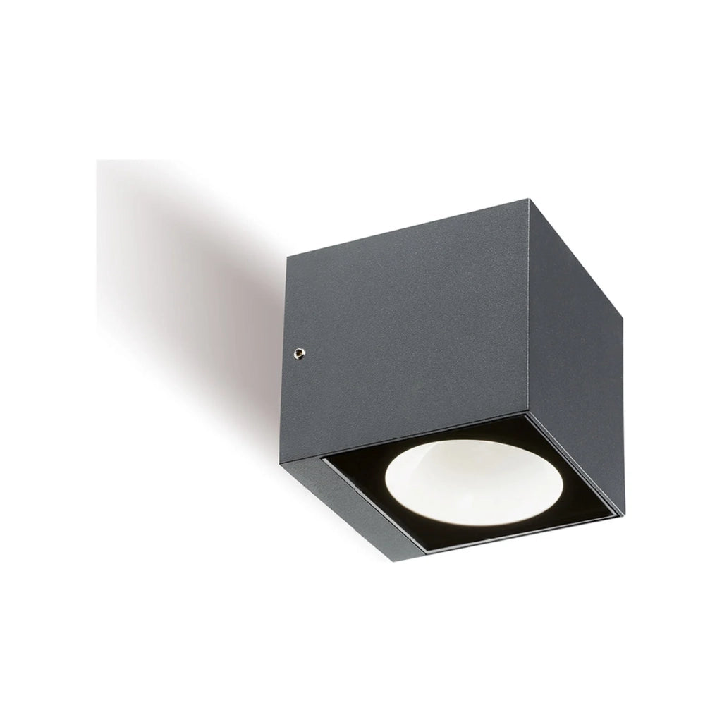 Applique Esterni E Interni In Alluminio Grigio Led 6 W 450 Lm 3000K Lula