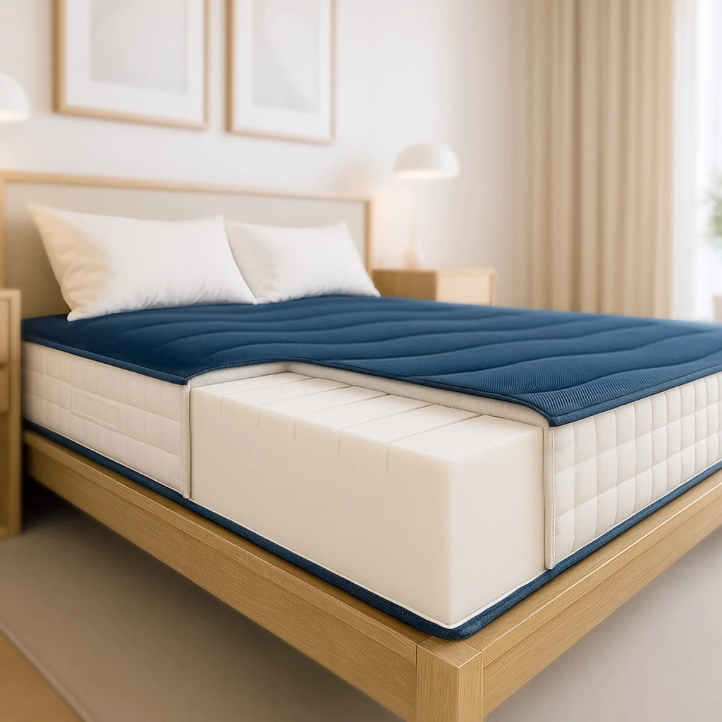 Materasso 180x190 in Waterfoam Anallergico Alto 20 cm | Medio Rigido, Antibatterico e Traspirante | Made in Italy