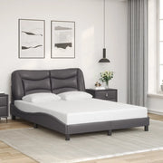 Giroletto senza Materasso-Struttura Letto Hvar Grigio 140x200 cm in Similpelle