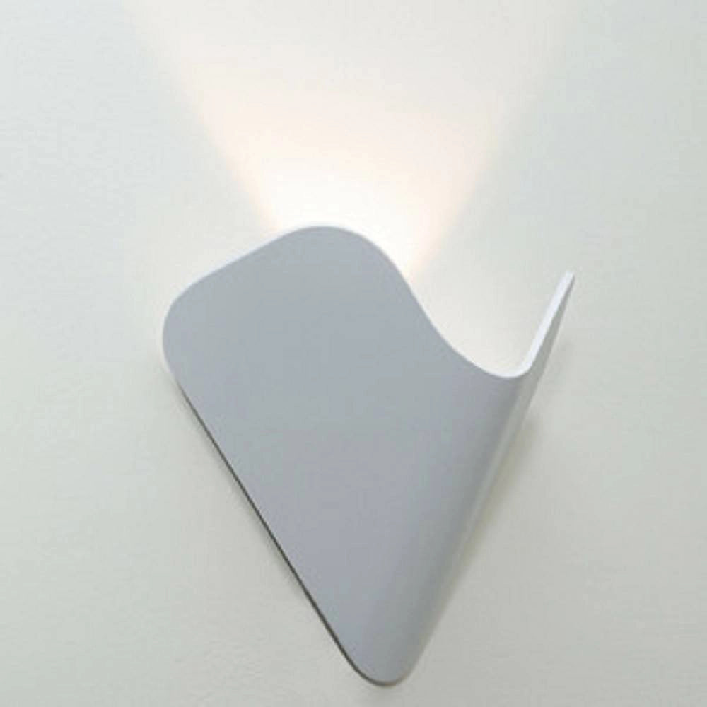 Trade Shop - Applique Led Esterno Parete 12w Alluminio Bianco Luce Fredda Calda Naturale Es61 -