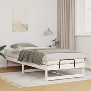 Struttura del letto-Giroletto-Rete del Letto Bianco 80 x 220 cm Pino massello 216088