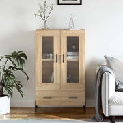 Credenza-Buffet-Armadio da cucina Rovere Sonoma 69,5x31x115 cm in Legno Multistrato 702186